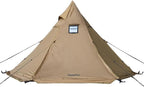 FIREHIKING Camping Hot Tent 2-4 Person Teepee Tent with Stove Jack for Backpacking Hunting 11'6" x 6'11" | with Stove Jack, for Backpacking, Hunting