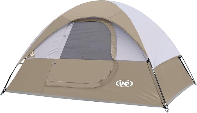 Camping Tent 2-4 Person, Waterproof Windproof Tent with Rainfly Easy Set up-Portable Dome Tents for Camping…