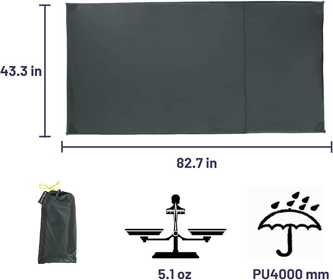 LANSHAN Ultralight Tent 3-Season Backpacking Tent for 1-Person or 2-Person Camping, Trekking, Kayaking, Climbing, Hiking
