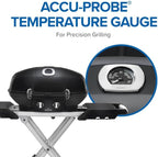 Napoleon TravelQ PRO285X Portable Propane Gas Grill with Foldable Scissor Cart, Black, 2 Burners, Tailgating, Camping, and Small Outdoor Spaces