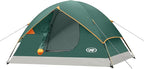 unp 6 Person 4 Season Dome Tent, Easy to Set Up for Camping & Hiking, Lightweight & Portable, Green