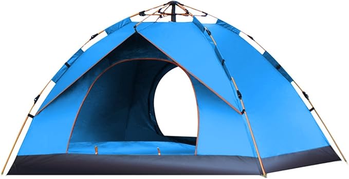 Camping Tent Outdoor Pop Up Tent Water-Resistant Portable Instant Camping Tent for Family Tents Outdoor Camping Equipment (Color : Blue 1-2 People) (B