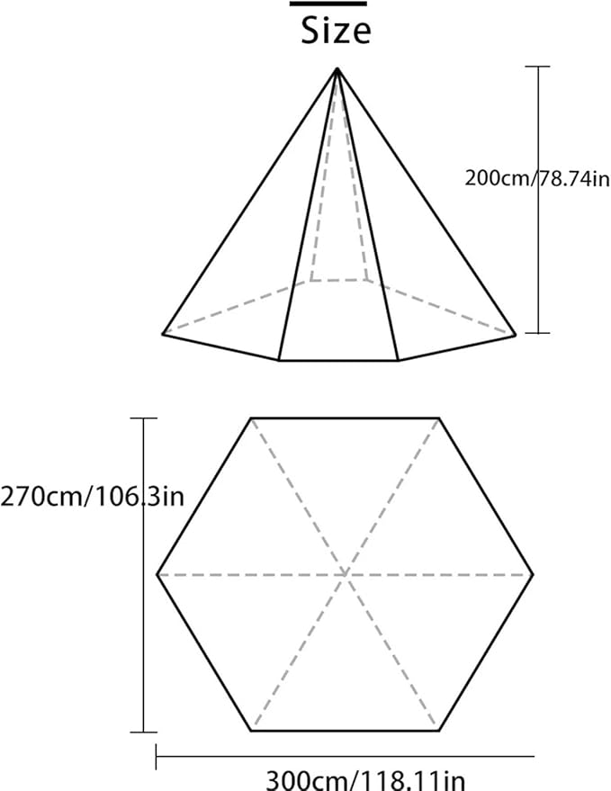 Compatible for Ultralight Pyramid 4 Person Camping Tent - Double Layer Outdoor Hiking Teepee, Large Space Family Tourist Backpacking Tipi