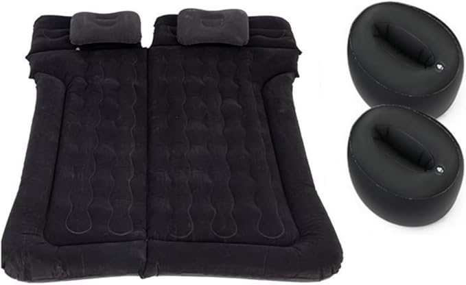 Car Air Mattress for, Travel Bed, Camping Bed Cushion, Inflatable Vehicle Air Cot, Portable Sleeping Pad, Inflatable Mattress,Black