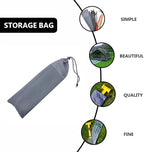 Tent Stakes Storage Bag Set, 30cm Oxford Fabric Organizer for Camping Tent Pegs, Windproof Shelter Nail Holder for Outdoor Hiking and Backpacking (2pcs)