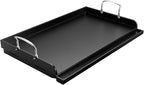 Cast Iron Griddle for Gas Grill, Stove Top Griddle, Nonstick Griddle top for Outdoor Gas & Charcoal Grills, 25" x16" Nonstick FlatTop Insert Cooking Pan for Weber Charbroil Dynaglo Grill