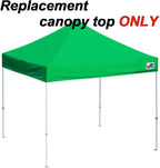 Eurmax USA New 10x10 Pop Up Canopy Replacement Canopy Tent Top Cover, Instant Canopy Top Cover ONLY, Choose 30 Colors,Bonus 4PC Pack Weight Bag (Kelly Green)