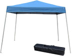 Impact Canopy 040000003 Slant Leg Canopy, 10' x 10', Blue-No Sidewall
