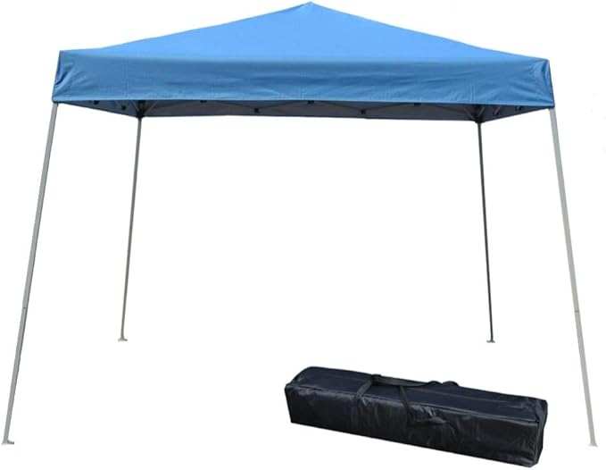 Impact Canopy 040000003 Slant Leg Canopy, 10' x 10', Blue-No Sidewall