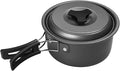 Outdoor Camping Cookware Set Aluminum Non Stick Pot Portable Tableware Cooking Bowl Hiking BBQ Picnic