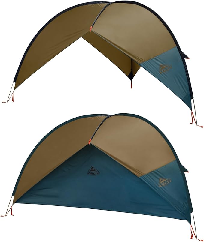 Kelty Sunshade – Pop Up Portable Shade UV Shelter for Beach Trips, Soccer Games, Backyard, Camping, Adjustable Side Wall, Wind Protection, 2024 Model | Beach Trips, Soccer Games, Backyard, Camping, Wind Protection