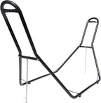 Zupapa Hammock Stand Fit for 9-14 Feet Hammock, 2 Person Heavy Duty 550 LBS Capacity with 2 Steel Chains 1 Carry Bag, Outdoor Indoor Use Steel Hammock Frame Black
