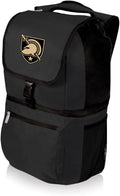 PICNIC TIME NCAA Army Black Knights Zuma Backpack Cooler - Soft Cooler Backpack - Lunch Cooler, (Black)