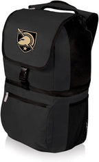 PICNIC TIME NCAA Army Black Knights Zuma Backpack Cooler - Soft Cooler Backpack - Lunch Cooler, (Black)