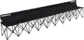 QUICKPLAY PRO Portable Folding Bench – Available in 4, 6, and 9 Seats & 6-Seat Shelter | Heavy-Duty, Fast Set-Up Seating for Sports, Camping, and Outdoor Activities