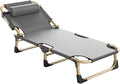 Camping Cot, Portable Folding Outdoor Bed, 5-Position Folding Chaise Lounge Chair, Portable Sleeping Cot For Travel Outdoor Office Indoor Fishing (Color : A, Size : 193x68x30cm)