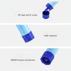 Portable mini Water Filter, Personal Filter Straws for Drinking Survival, Portable Water Purifier for Camping,Hiking,Emergency Survival Water Straws, ultrafiltration Membrane Water Filter.