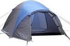 Camping Tent, Outdoor Double Layer Waterproof Sunscreen 2-3 Person Tent, Family Tent, Backpack Tent,Blue