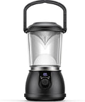 Camping Lantern Rechargeable, Up to 336H Running Time Super Tent Light, 15000mAh/1500LM Emergency Light for Hurricane, Power Outages, Home, Hiking, IPX5 Water-Resistant