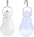 Solar Powered Lamp Remote Control Portable Led Bulb Lights Solar Energy Panel Led Lighting for Camp Tent Night Fishing Emergency Lights Flash 350LM(Pack of 1+Remote Control)