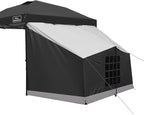 KAMPKEEPER Side Tent,Camping Tent for 10' x 10' Pop Up Canopy, Easy Set Up Gazebo,Compatible with 10' Wide Canopy Tents (Black)
