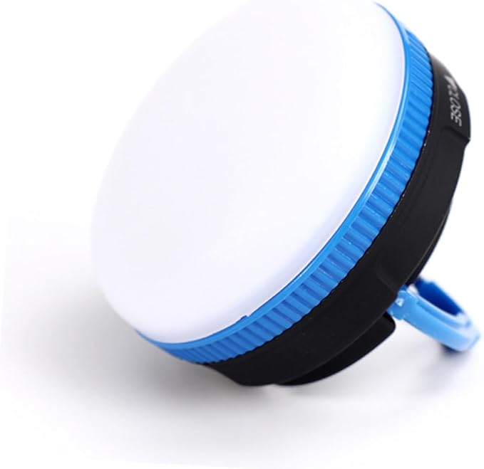 Generic Portable LED Camping Tent Hanging Light Outdoor Emergency Lamp for Hiking Backpacking Fishing Lightweight Battery-Powered Blue Outdoor Tent Lamp
