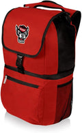 PICNIC TIME NCAA NC State Wolfpack Zuma Backpack Cooler - Soft Cooler Backpack - Lunch Cooler, (Red)