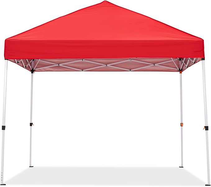 CABIHOME Quick Setup Pop Up Canopy Tent 10x10ft – Waterproof Outdoor Gazebo Shelter with Mesh Sidewalls & Mosquito Netting, Portable Folding Tent for Camping, Patio, Backyard, Events