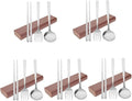 5 Sets Fork Spoon Chopsticks Stainless Steel Spoon Travel Cutlery Serving Utensils Stainless Steel Reusable Utensils Set with Case Office Use Utensil Camping Chopstick Rest
