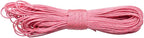 Paracord Planet – Fluorescent 1.75mm Reflective Guyline 95 Paracord Tent Rope Camping Parachute Cord – Baby Pink – 65ft