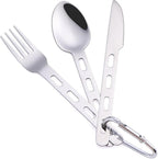24-Piece Silverware,Service for 8，Serving Set,Camping Utensils，430 Camping Stainless Steel Cutlery Set，Camping Outdoor Knife,Easy to Carry Without Taking Up Space，Dishwasher Safe
