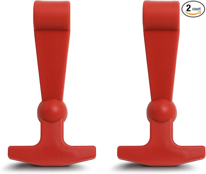 Poweka Cooler Latches Replacement for Yeti, RTIC, Lid Latch Parts(2 Pack) Compatible with Yeti Coolers T-Latches Made of Premium Hard Durable Rubber