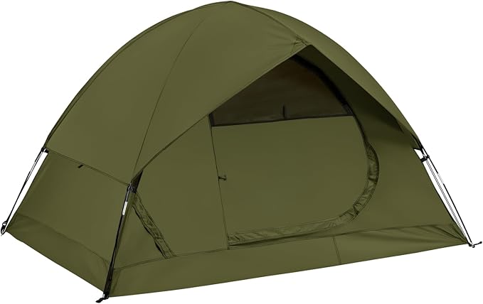 Spacious Waterproof 2/4 Person 4-Season Tent with Big Rain Fly – Versatile Outdoor Camping Tent for Hiking, Backpacking, and Festivals – Easy Setup & Durable Design