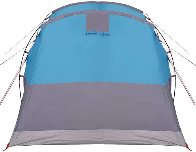 3-Person Green Waterproof Camping Tent with Tunnel Design, All-Season Outdoor Shelter for Backpacking and Hiking, Easy Setup Windproof Polyester Shelter with Mosquito