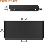 Griddle for Camp Chef 14" 2-Burner Stove Cooking Systems, Professional Carbon Steel Flat Top Griddle with Carry Bag for Camp Chef Outdoor Cooking Equipment, 14 x 32 Inch, Black