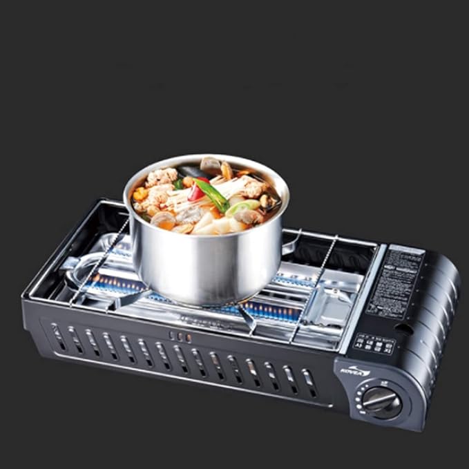 WithMolly Kovea 3 Way All in One Multi Gas Stove with storage bag M size all black