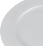 100 Pcs Charger Plates Bulk, 13 Inch Round Charger Plates Set, Table Decoration Dinner Tray for Wedding Party Baby Shower (Silver)