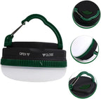 NOLITOY Portable LED Hanging Tent Light for Camping Lightweight Outdoor Lantern for Emergency Use Battery-Powered Green Tent Lamp Compact for Hiking Picnic Backpacking