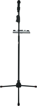 Gator Frameworks Microphone Stand Clamp-On Utility Shelf with 10 Pound Weight Capacity, 9" x 9" Shelf (GFW-SHELF0909)
