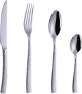 Flatware Sets 4pcs/Set Golden ?Portable Stainless Steel Cutlery Complete of Dining Tableware Kitchen Gadget Sets Dinner Forks Knives Spoon
