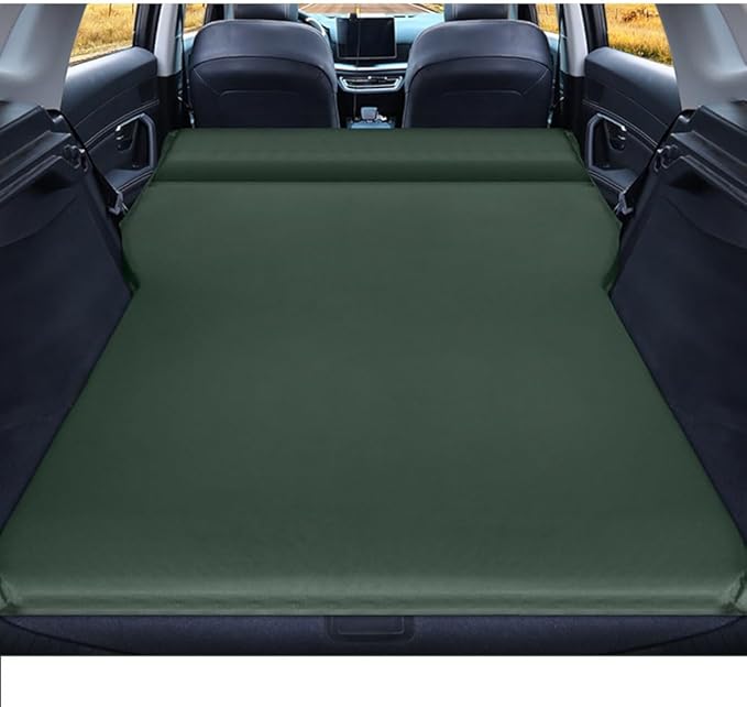 Car Inflatable Mattress for MINI Countryman 2017-2024 F60 Sleeping Movable Back Seat Bed Portable Soft Mattress Sleeping Bed with Storage Bag,Green