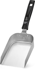 onlyfire Extra Large Griddle Spatula, Stainless Steel Griddle Scoop for Outdoor Flat Top Grill, Heat Resistant Handle Hamburger Turner for Blackstone, Camp Chef, Teppanyaki & Hibachi - 5 Inch
