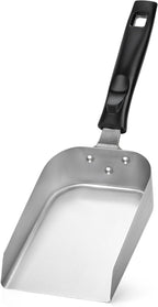 onlyfire Extra Large Griddle Spatula, Stainless Steel Griddle Scoop for Outdoor Flat Top Grill, Heat Resistant Handle Hamburger Turner for Blackstone, Camp Chef, Teppanyaki & Hibachi - 5 Inch