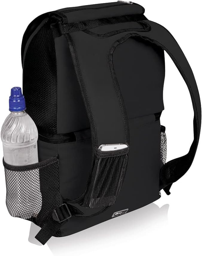 PICNIC TIME NCAA Iowa State Cyclones Zuma Backpack Cooler - Soft Cooler Backpack - Lunch Cooler, (Black)