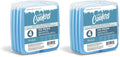 Cool Coolers by Fit + Fresh, Reusable & Long-Lasting Slim Ice Packs, Cold Packs for Lunch Boxes, Ice Packs for Lunch Bags, Blue 8 Pack