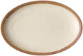 Camping Plates Oval Ceramic Dinner Plate Household Salad Plate Ceramic Tableware Restaurant Kitchen Appetizer Plate Dessert Plate Decorative Plate(Large)