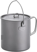 Light Titanium Tableware Outdoor Picnic Camping Cookware Pot Pan Frying