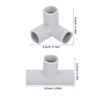 ERINGOGO 4Pcs Baby Playpen Replacement Connectors Baby Playpen Parts T-Shaped Joints Baby Play Yard Tent Playpen Accessories