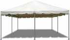 Party Tents Direct 20x20 Canopy Tent, West Coast Steel Frame, White Heavy Duty Waterproof PVC Vinyl Event Tent Pavilion Gazebo for Weddings, Parties and Outdoor Events