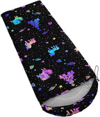 Kids Sleeping Bag for Boys and Girls,Mixed Color Star Dot-Lightweight Warm Portable Outdoor Indoor-Waterproof Cold Weather Resistant Sleeping Bag for Camping Hiking